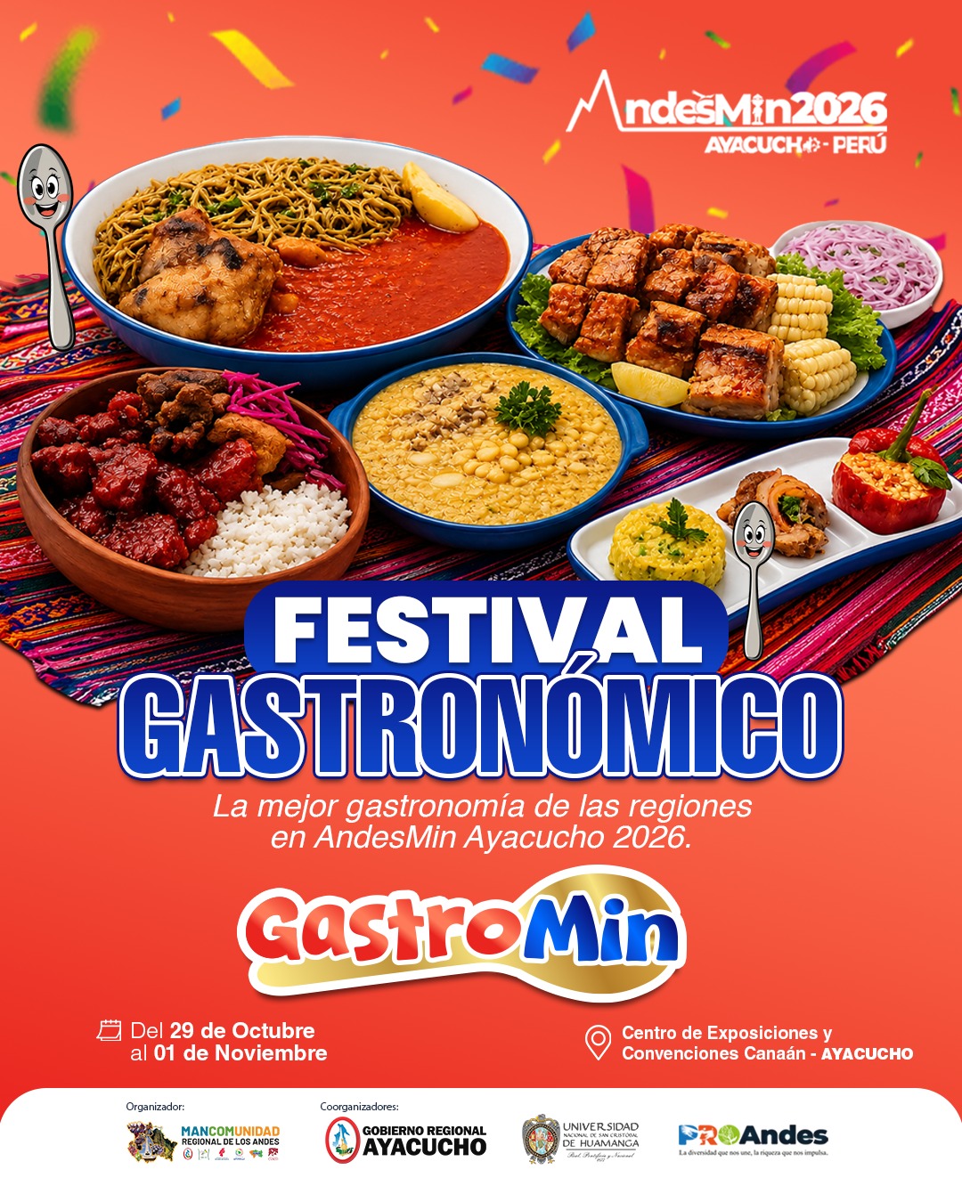 Festival Gastronómico GastroMin - AndesMin Ayacucho 2026